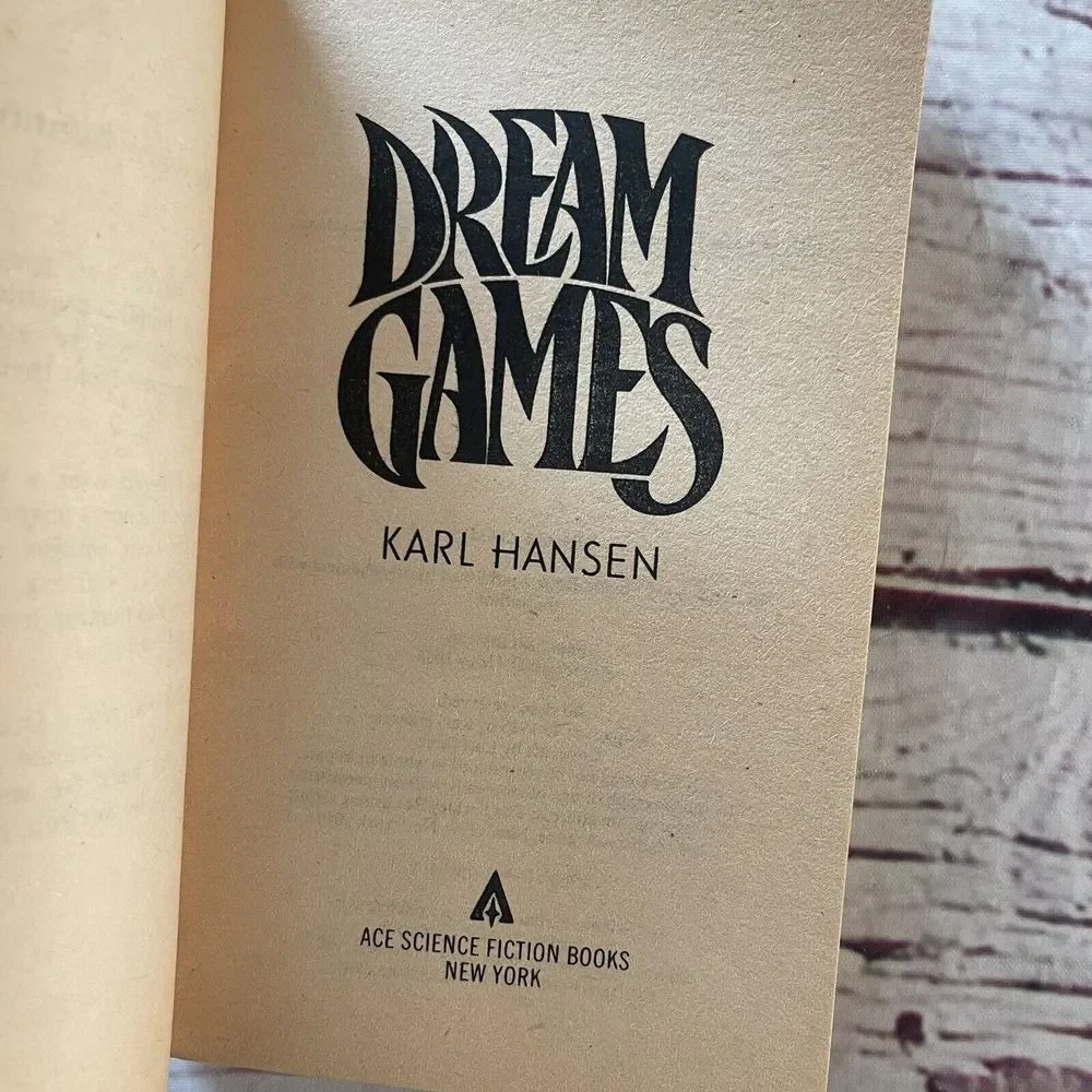 Dream Games by Karl Hansen Vintage Ace‎ SF PB 1985